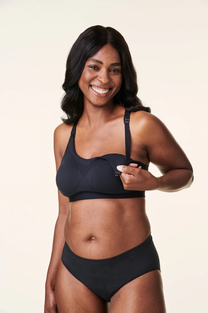 Black Bravado Designs Tranquil Nursing Low Impact Sports Bra - Image 3