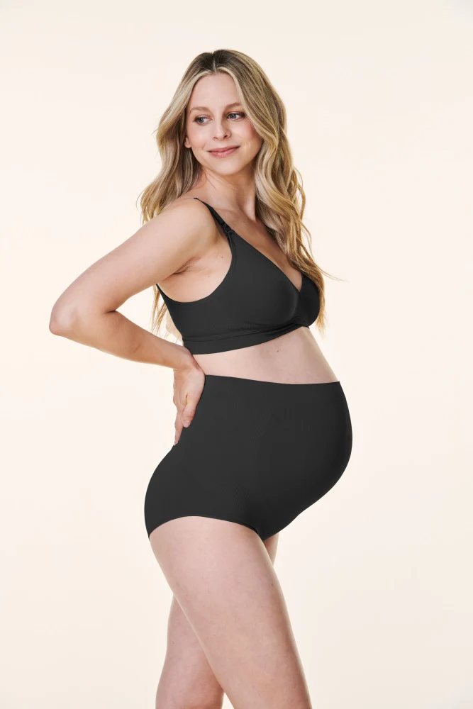 Black Bravado High Waist Maternity Underwear - Image 2