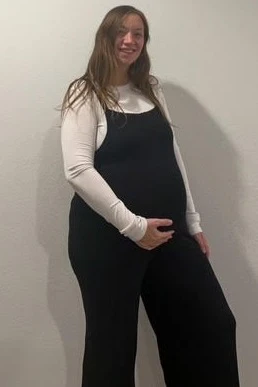 Black Sleeveless Pocketed Wide Leg Maternity Jumpsuit - Image 11