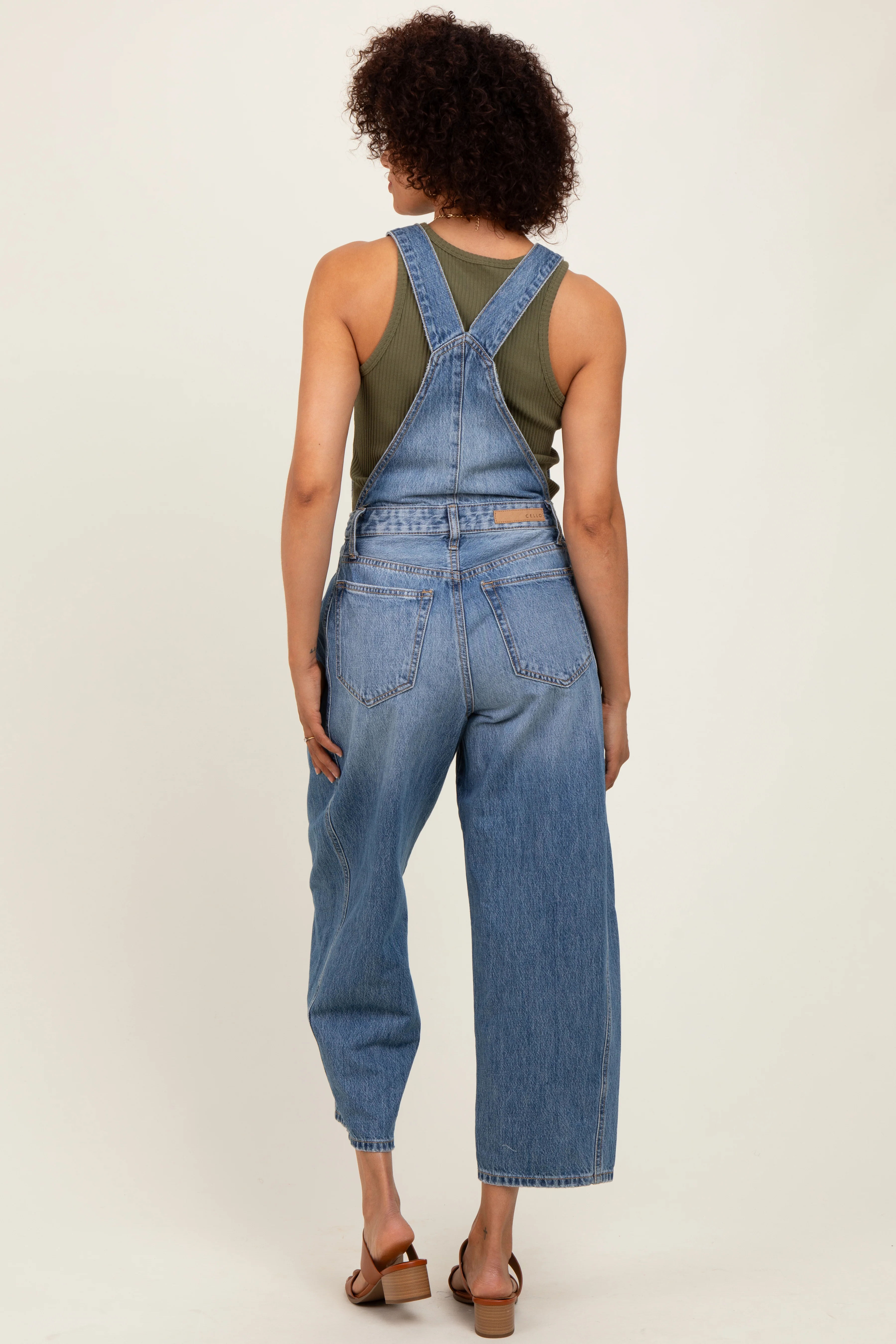 Blue Barrel Leg Overalls - Image 3