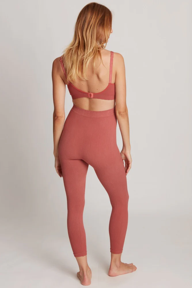Rust Cache Coeur Zoe Maternity Leggings - Image 2