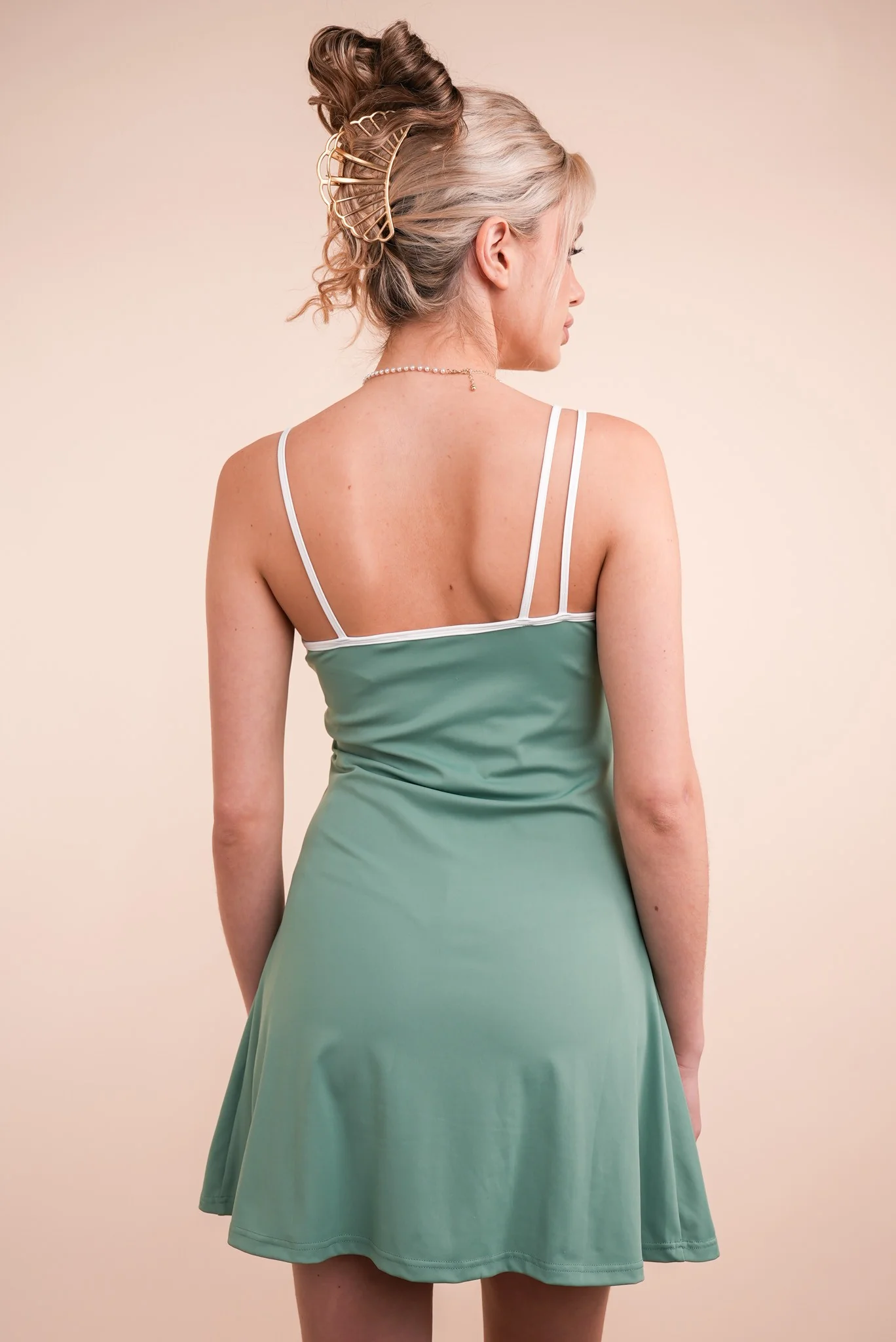 Sage Activewear Mini Dress - Image 3