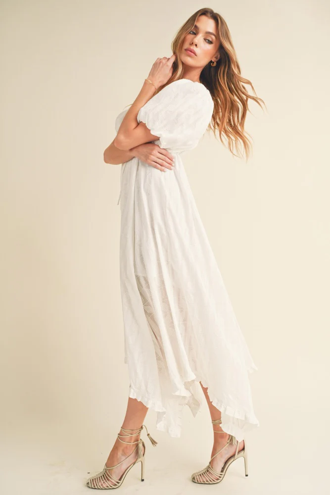 White Flowy Dress - Image 2