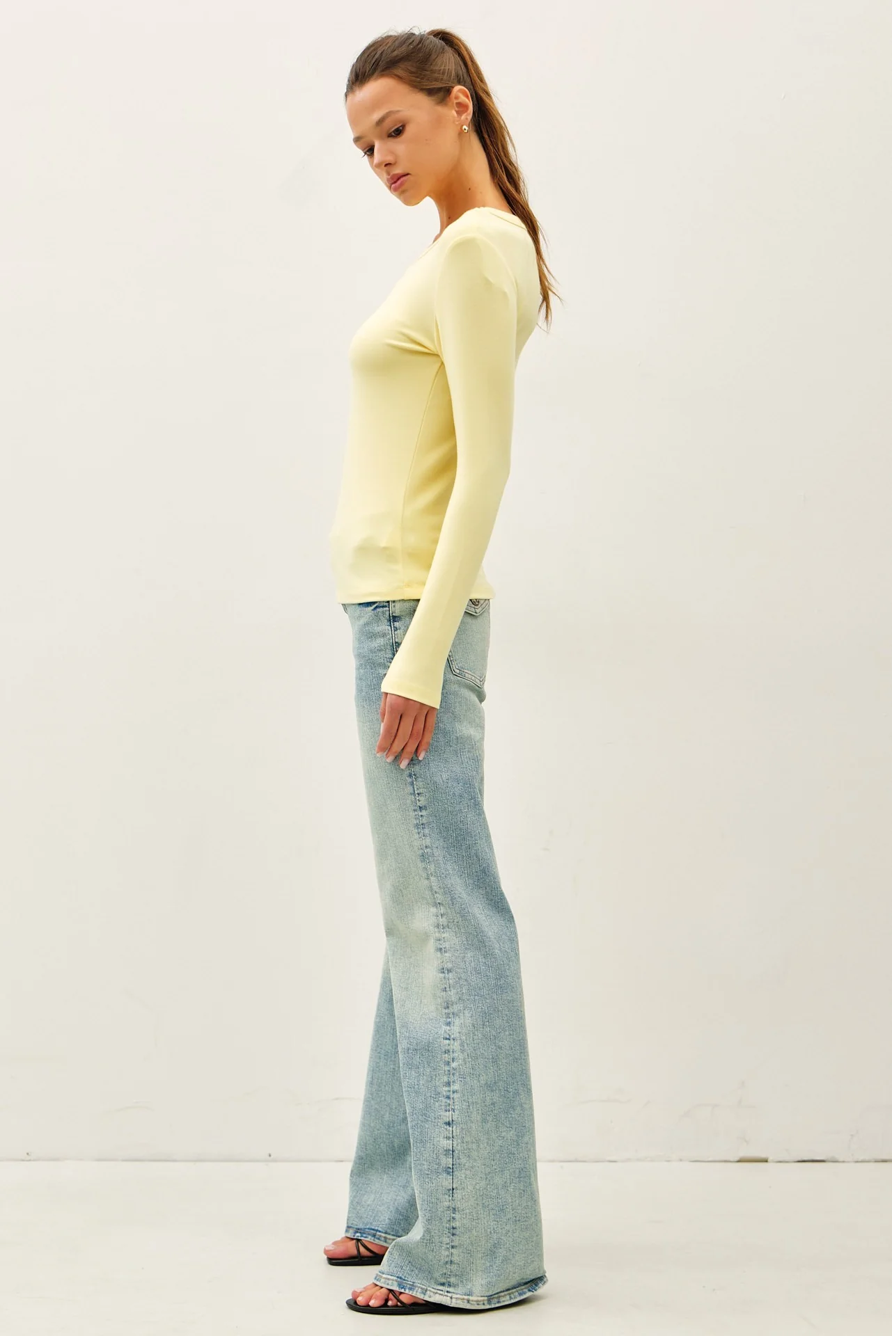 Yellow Long Sleeve Top - Image 3
